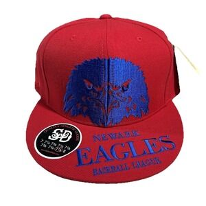 Stall & Dean Newark Eagles Hat Negro League Embroidered Baseball Fitted 7 7/8